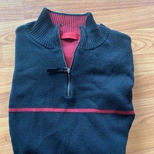 Reunion long sleeve quarter zip sweater